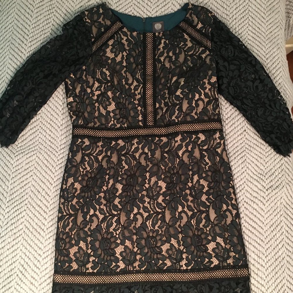 NWT Vince Camuto Lace Sheath Dress 3/4 Sleeve